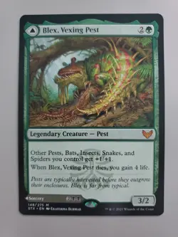 MTG Blex, Vexing Pest/Search For Blex Strixhaven: School of Mages Regular Rare - Image 1