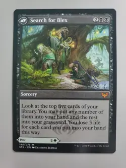 MTG Blex, Vexing Pest/Search For Blex Strixhaven: School of Mages Regular Rare - Image 2