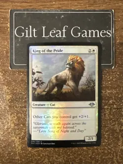 MTG *King of the Pride foil* (LP) Modern Horizons Magic Free Shipping - Image 1
