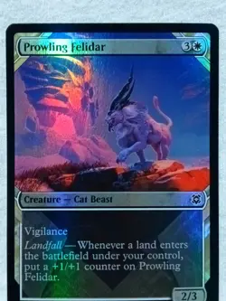 Prowling Felidar 294 (Showcase) Zendikar Rising Foil Magic The Gathering - Image 3