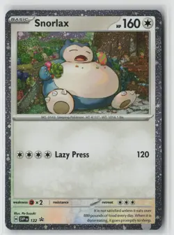 Snorlax 122 Holo Promo Scarlet & Violet Promo Pokemon Holo Near Mint - Image 1