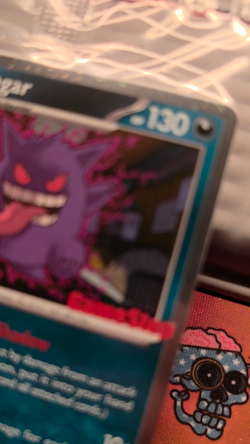 Pokemon Gengar 050/088 GameStop Promo Holo Card WITH SWIRL - Image 2