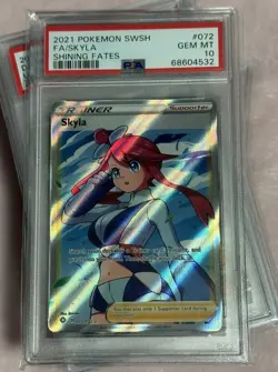 Skyla Full Art 72/72 GEM MINT PSA 10. Pokemon SWSH Shining Fates✨💎✨ - Image 1