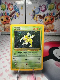 Pokemon Scyther Holo 17/30 from Base Set 2 in LP Condition Pokemon TCG - Image 1