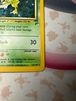 Pokemon Scyther Holo 17/30 from Base Set 2 in LP Condition Pokemon TCG - Image 5