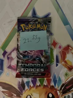 Heavy! 22.53g Pokemon Sealed Temporal Forces Booster Pack - Image 2