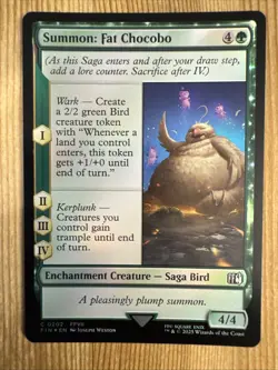 1x Summon: Fat Chocobo - Foil NM Eng MTG - Final Fantasy - Image 1