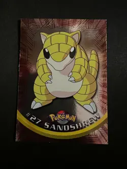 Sandshrew Topps Series #27 Holo 1999 Light Play Pokemon - Image 1