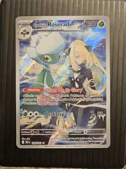 2025 Pokemon Destined Rivals Cynthia's Roserade #184/182 - Image 1