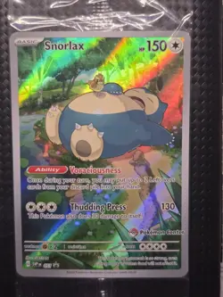 *SEALED* Snorlax 051 - Scarlet & Violet 151 Pokemon Center Stamped Promo - Image 1