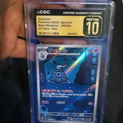 Pokemon Dusclops CGC 10 Sv6a Night Wanderer Art Rare Holo 069/064 Japanese 2024 - Image 1