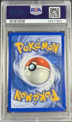 2002 Pokemon Expedition 121 Meowth Reverse PSA 7 NM - Image 2