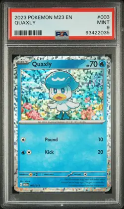 2023 POKEMON M23 EN-MCDONALD'S COLLECTION 003 QUAXLY PSA 9 - Image 1
