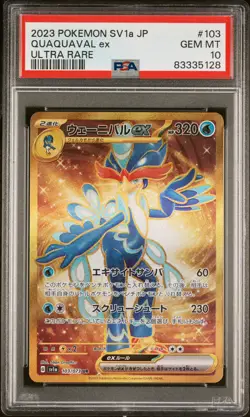 Quaquaval Ex 103 Pokemon Japanese Sv1a-Triplet Beat PSA 10 - Image 1