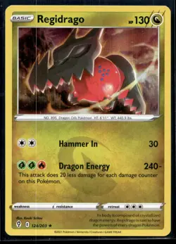 Regidrago 124/203 Pokemon SWSH07: Evolving Skies Holo - Image 1