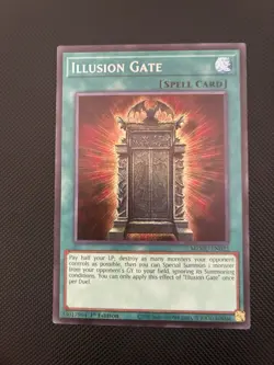Yugioh | Illusion Gate MZMU-EN023 Secret Rare 1st Edition Maze Muertos Mint NM - Image 1