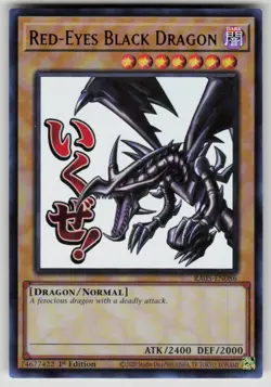 Red-Eyes Black Dragon Ultra Rare Rarity Collection 5 RA05-EN086 NM Yu-Gi-Oh - Image 1