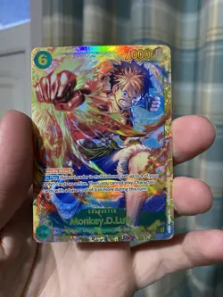 One Piece TCG Monkey.D.Luffy OP13-118 SEC Carrying On His Will ENGLISH NM! - Image 1