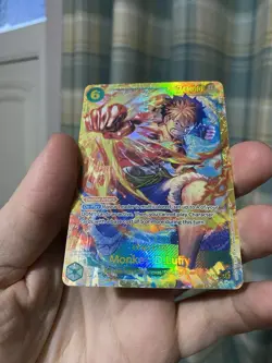 One Piece TCG Monkey.D.Luffy OP13-118 SEC Carrying On His Will ENGLISH NM! - Image 3