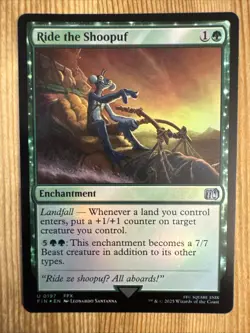 Ride the Shoopuf Final Fantasy Foil MTG NM - Image 1