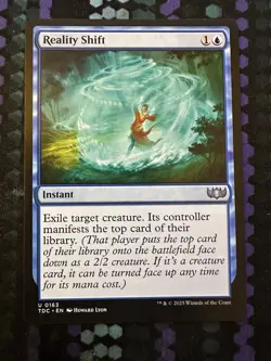 NM Reality Shift, MTG, Tarkir Dragonstorm, Magic the Gathering, 163 - Image 1