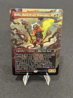 Bello, Bard of the Brambles - 1 - NM Foil - Commander: Bloomburrow - MTG - Image 1