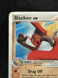 Pokemon TCG Blaziken ex 90/100 Crystal Guardians Holo Silver Border - Image 2