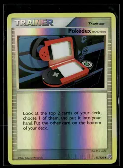 Pokemon TCG Diamond and Pearl #111/130 Pokedex (HANDY910is) Reverse Holo LP - Image 1