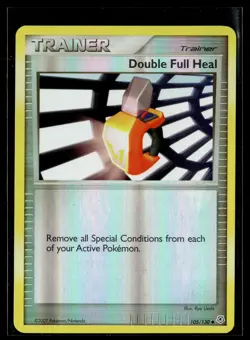 Pokemon TCG Diamond and Pearl #105/130 Double Full Heal Reverse Holo VLP - Image 1