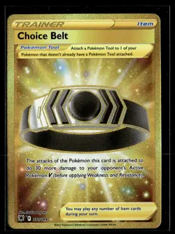Pokemon TCG SWSH10: Astral Radiance #211/189 Choice Belt (Secret) - Image 1