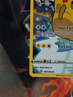2019-2023 Pokemon SWSH Black Star Promos Pikachu #SWSH020 - Image 4