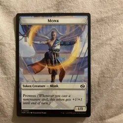 1x - MONK \ TREASURE Token (#03/16) - CMR: Tarkir Dragonstorm - NM MTG - Image 1