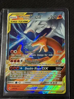 Pokemon TCG Reshiram & Charizard GX - 20/214 *SEE PHOTOS PLEASE* - Image 1