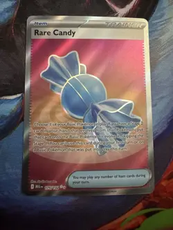 Pokemon Rare Candy 175/132 Me01: Mega Evolution Ultra Rare Trainer Holo English - Image 1