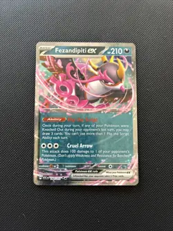 Fezandipiti ex 038/064 2024 Pokemon Shrouded Fable Holo Double Rare New Mint - Image 1