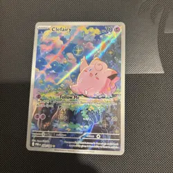 Pokemon TCG Clefairy Illustration Rare FA M/NM 94/88 Perfect Order - Image 1