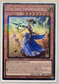 The Iris Swordsoul 1st Edition Prismatic Collector's Rare RA01-EN023 Yu-Gi-Oh! - Image 1