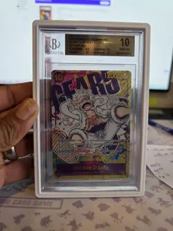 Monkey D Luffy SEC Alternate Art BGS 10! Awakening Of The New Era One Piece OP05 - Image 1
