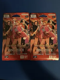 Lot Of 2 One Piece Booster Packs, Bandai Card Game, Heroines Edition EB-03, Eng. - Image 1