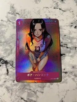 Boa Hancock One Piece ACG Goddess Doujin Waifu Fan Card Holo Anime Cheerleader B - Image 1