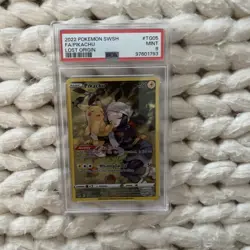 2022 Pokemon Pikachu Lost Origin Holo Card Graded Mint 9 - Image 2