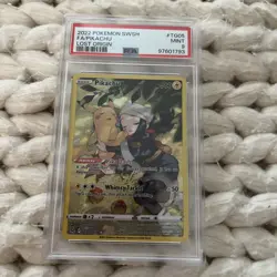 2022 Pokemon Pikachu Lost Origin Holo Card Graded Mint 9 - Image 3