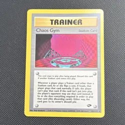 Pokemon Chaos Gym Gym Challenge Rare Regular Unlimited English 102/132 2000 Card - Image 1