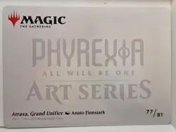 Atraxa, Grand Unifier - GOLD STAMPED ART CARD- Magic the Gathering MTG Nice! - Image 2