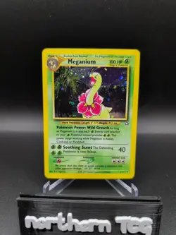 Meganium 11/111 Unlimited Pokemon Trading Card Game Neo Genesis MP+ TCG - Image 1