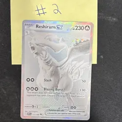 Reshiram EX SV11W: White Flare Full Art Holo Rare 173/086 Pokemon Card - Image 3