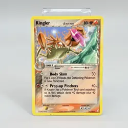 Pokemon Kingler 22 /100 Crystal Guardians Non Holo Vintage Card LP+ - Image 1