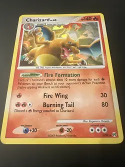 Charizard - (Cracked Ice Holo) 001/099 Miscellaneous Cards & Products Holo - Image 2