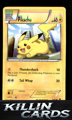 Pikachu 39/99 Pokemon Common Next Destinies Card LP - Image 1