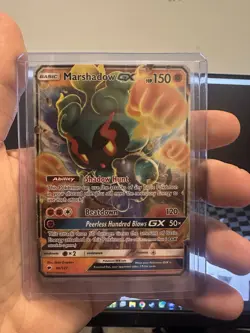 Pokemon TCG Marshadow GX Holo Ultra Rare Card Burning Shadows SM - Image 1